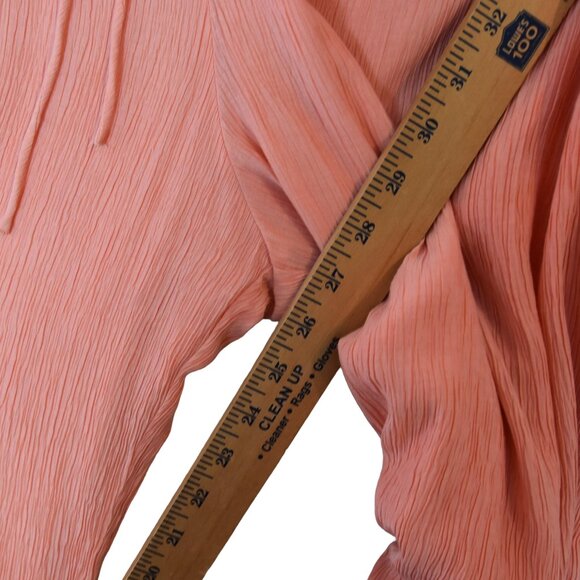 Abercrombie & Fitch Crinkled Gauze Wide Leg Pants XL Resort Flowy Hippie - Picture 6 of 9